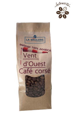 Café 100%  Arabica corsé CAFE VENT D'OUEST