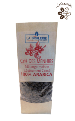Café 100 % Arabica légèrement corsé CAFE DU MENHIR
